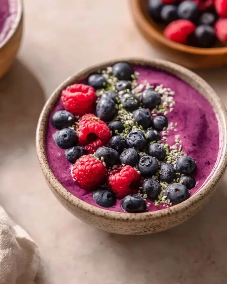 Delicious Ninja Creami Smoothie Bowl topped with fruits and nuts