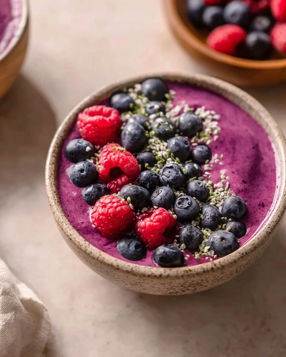 Delicious Ninja Creami Smoothie Bowl topped with fruits and nuts