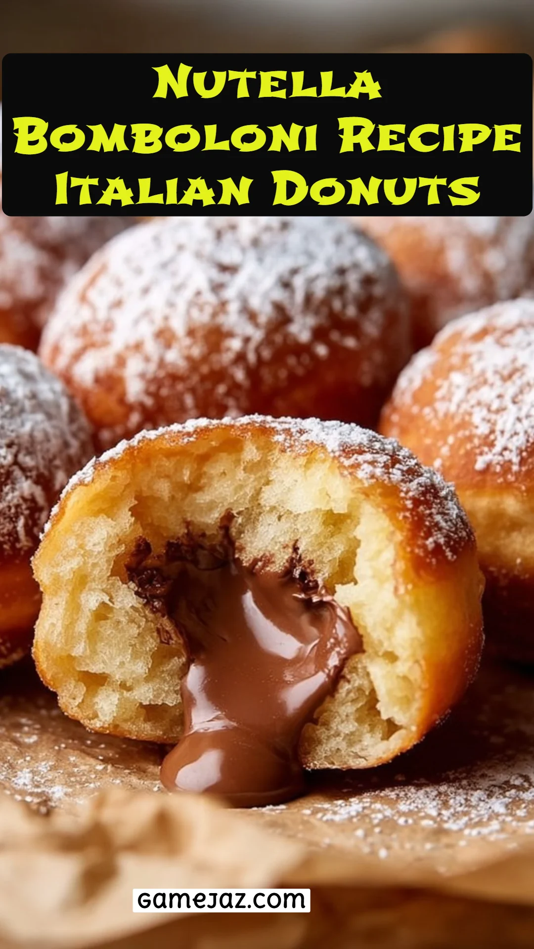Nutella Bomboloni Recipe Italian Donuts
