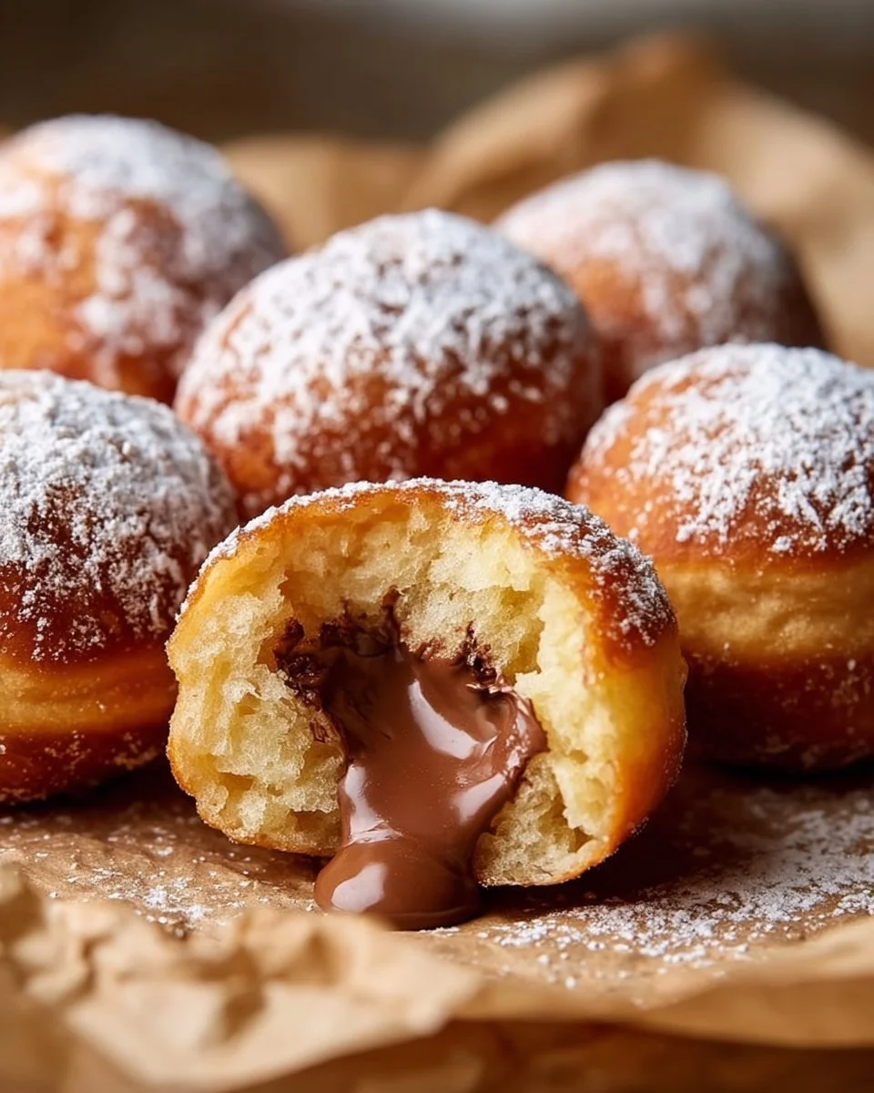 Nutella Bomboloni Recipe Italian Donuts