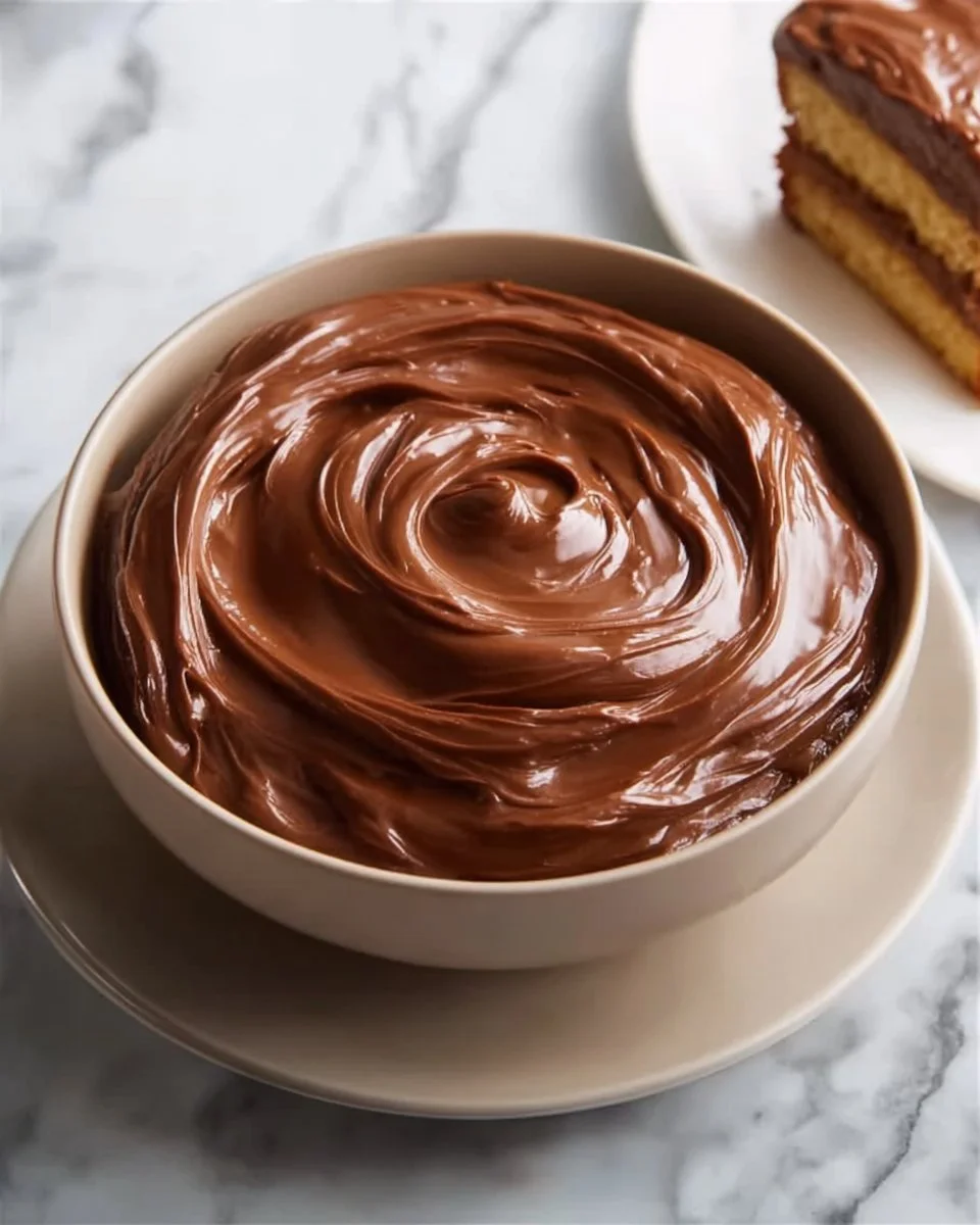 Decadent Nutella Cake with luscious Nutella filling and frosting.