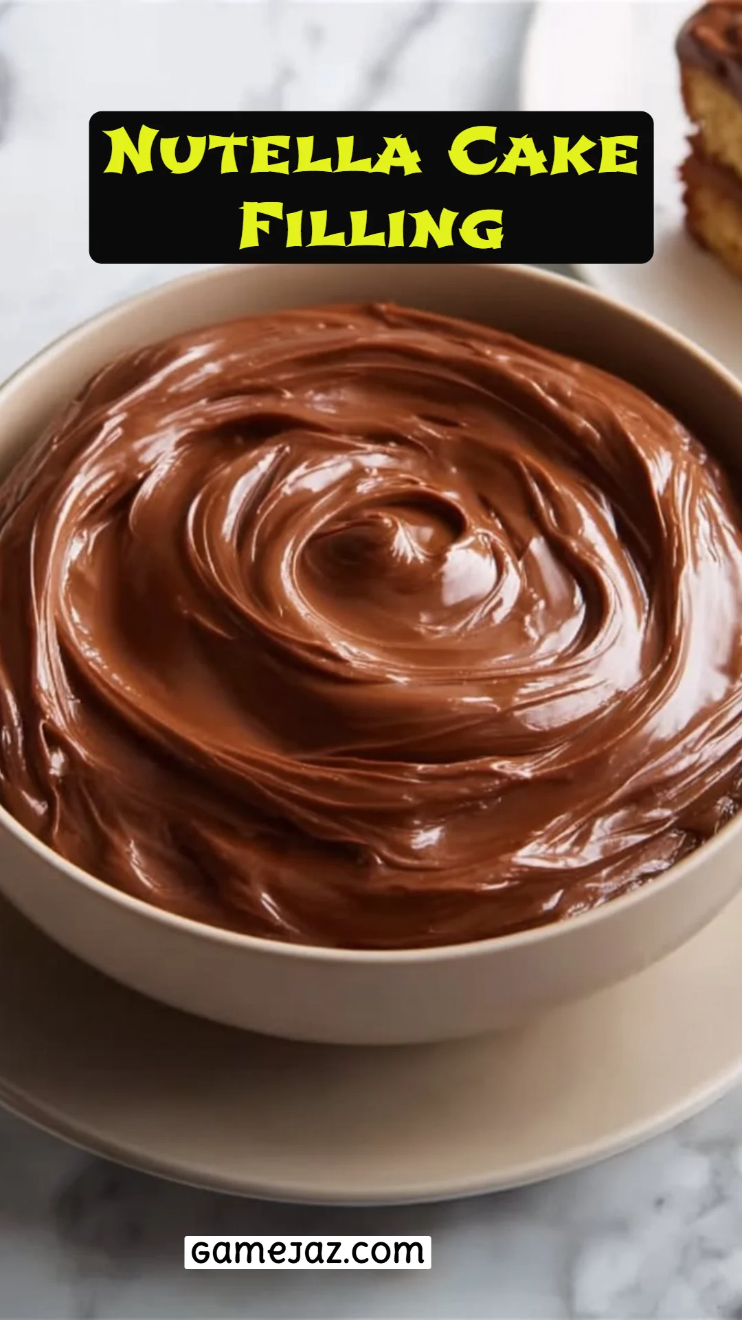 Nutella Cake Filling