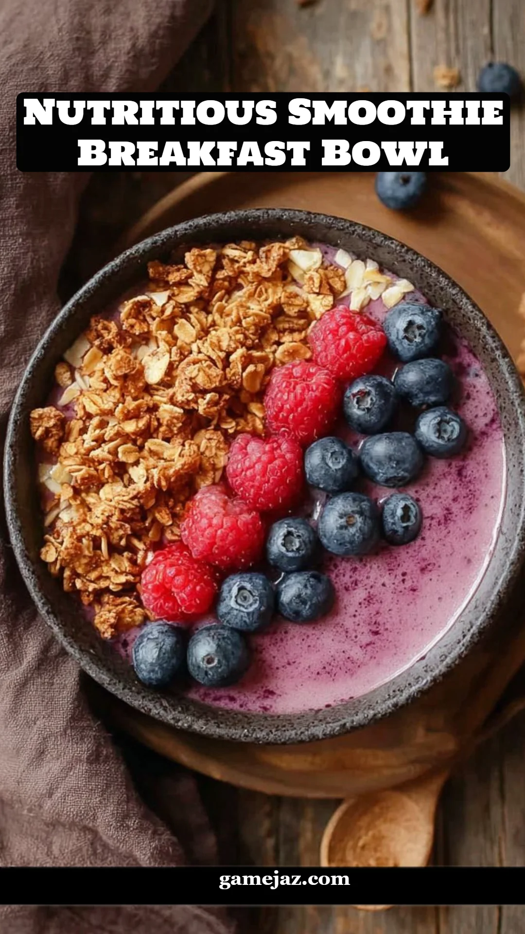 Nutritious Smoothie Breakfast Bowl