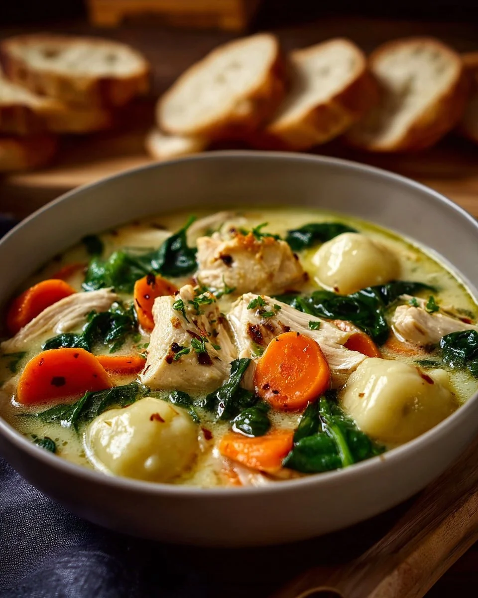 Olive Garden Chicken Gnocchi Soup