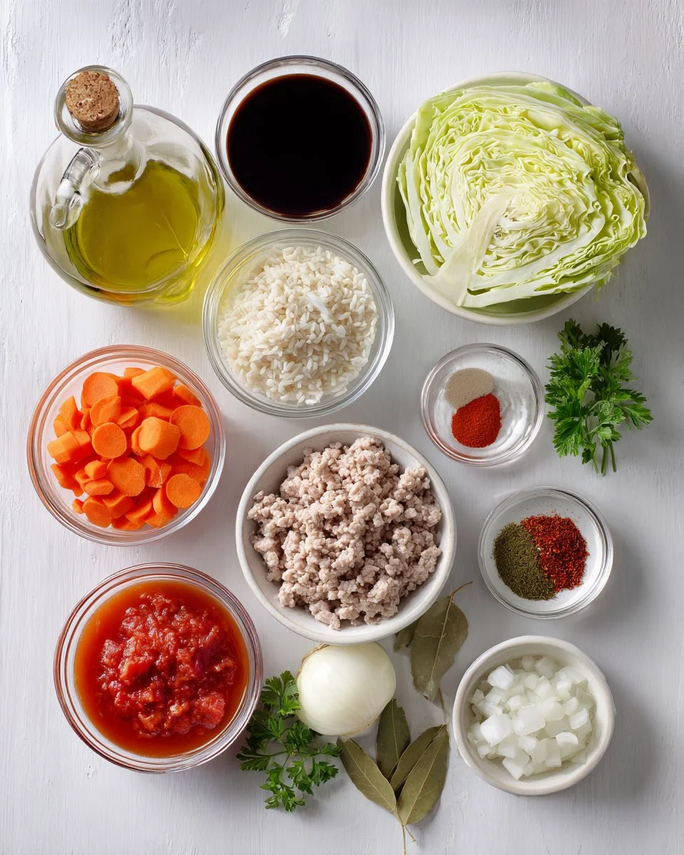 One-Pot Cabbage Roll Soup with Ground Turkey