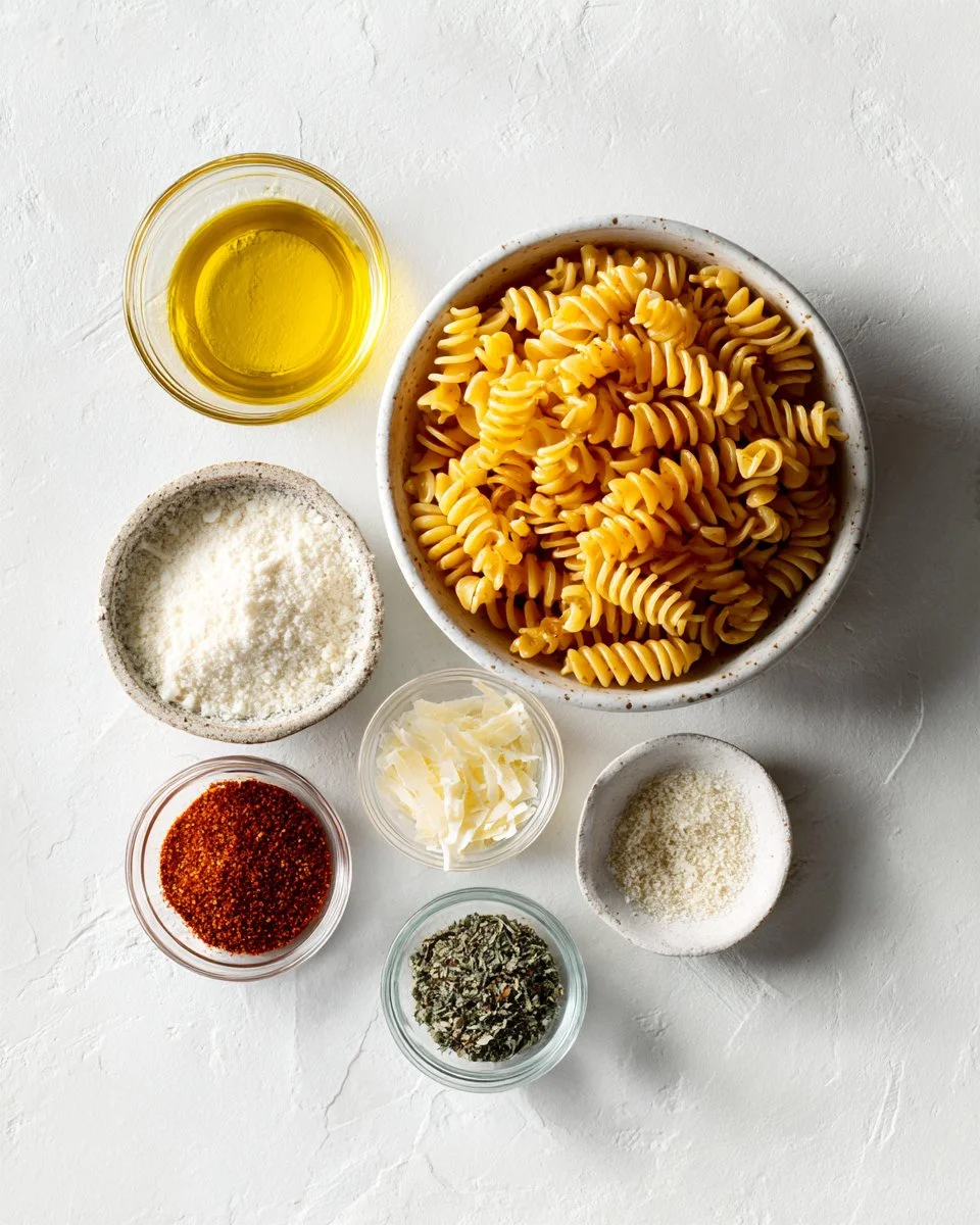 Parmesan Rotini with Cajun Garlic Butter Chicken
