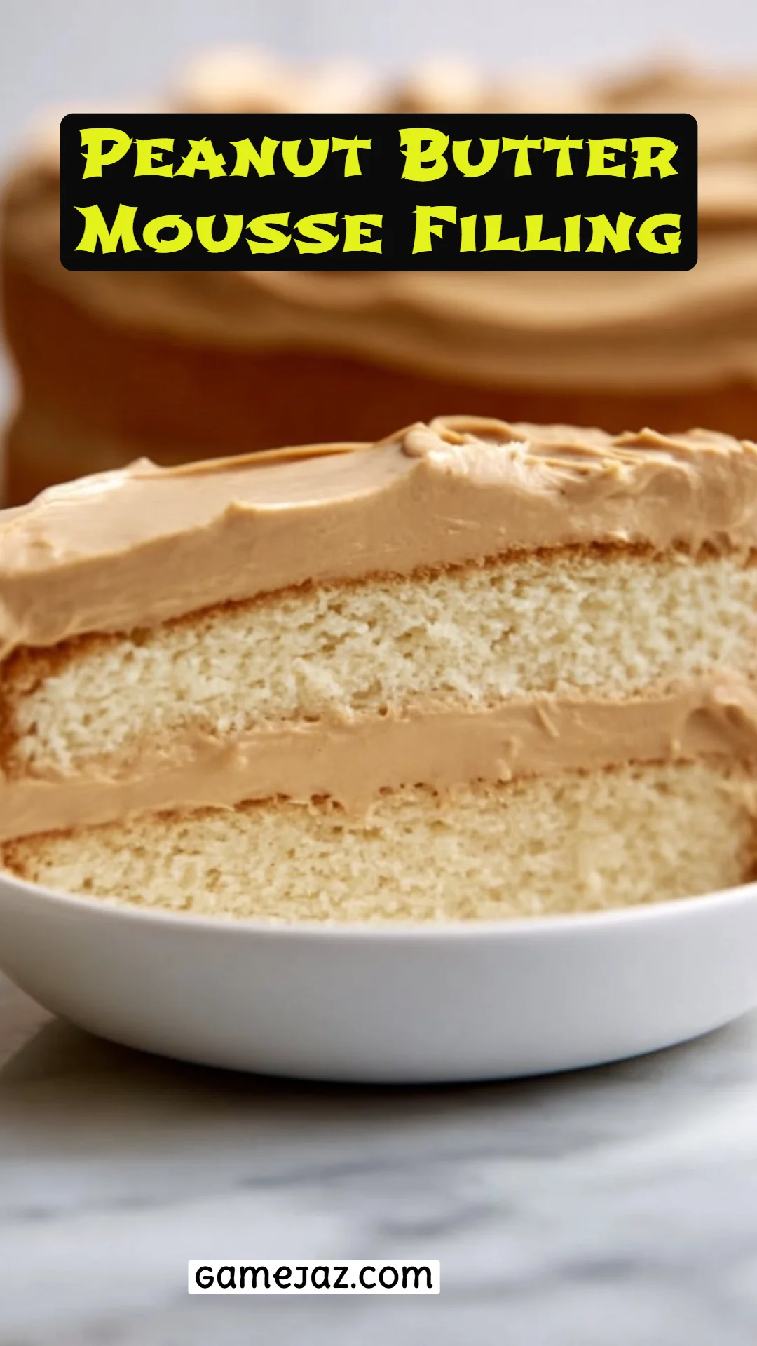 Peanut Butter Mousse Filling