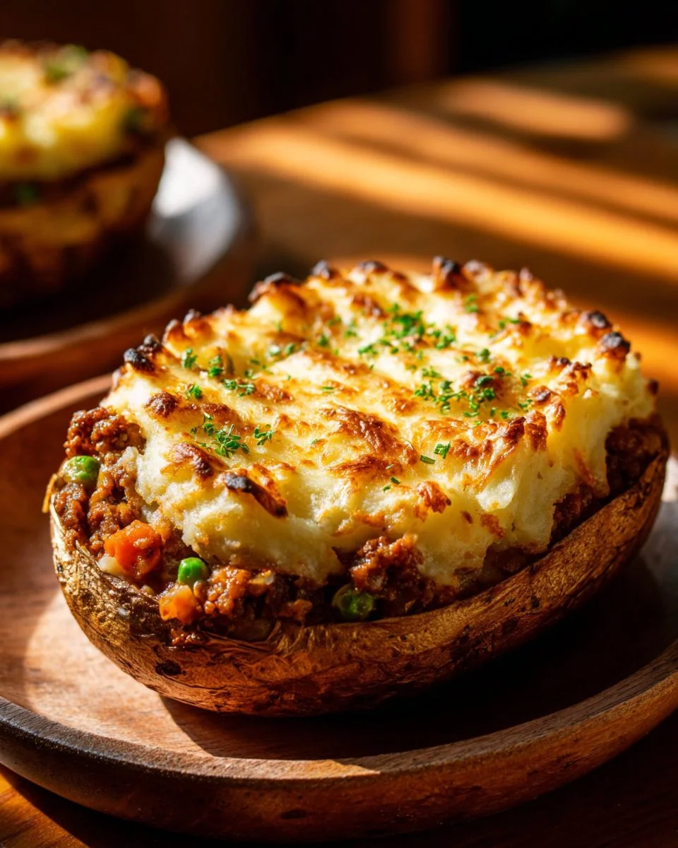Shepherd's Pie Baked Potatoes