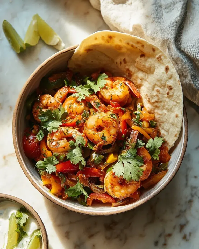 Delicious shrimp tacos topped with fresh vegetables and lime wedges