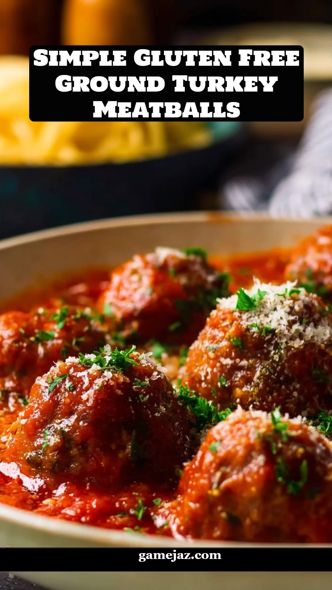 Simple Gluten Free Ground Turkey Meatballs
