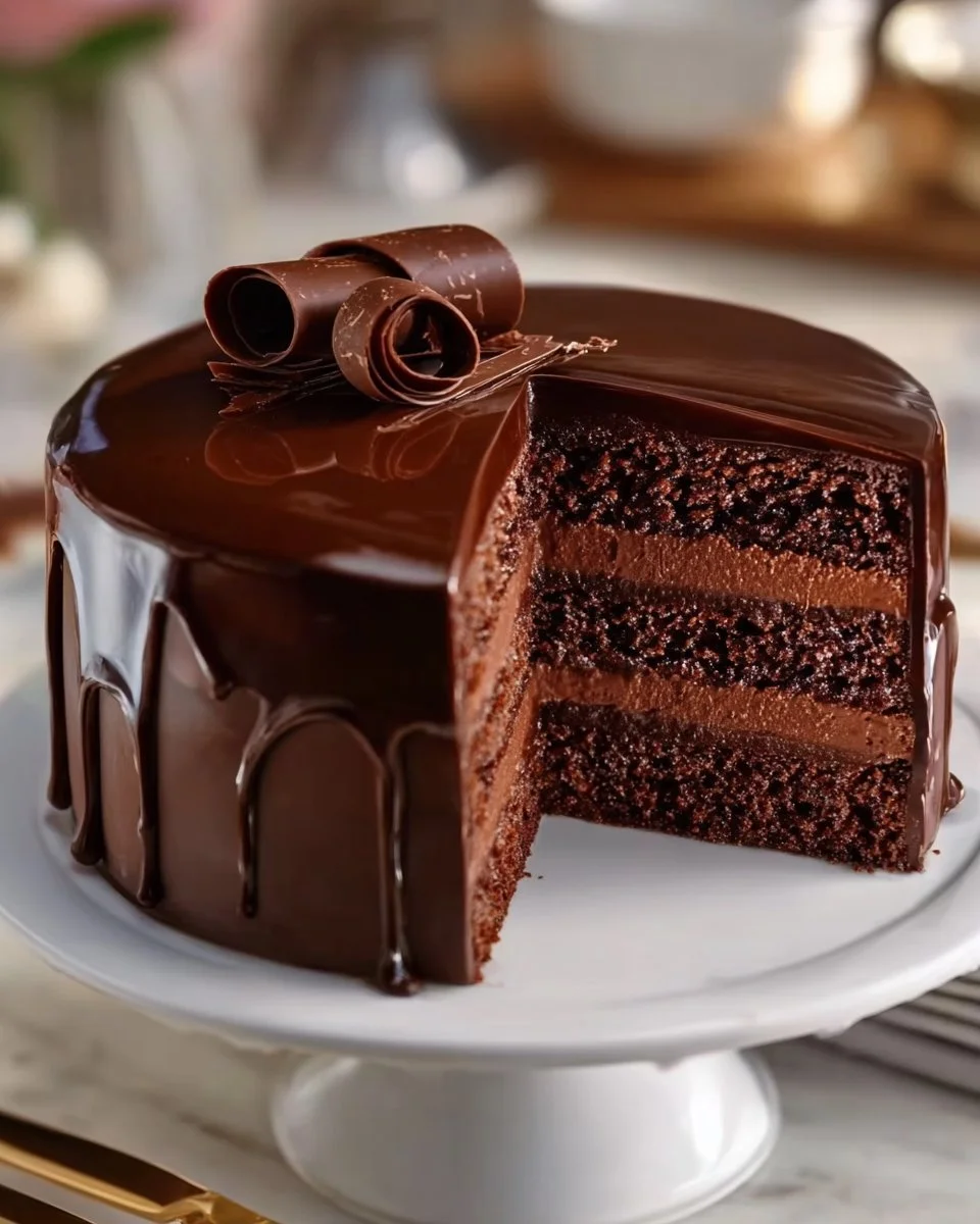 Sour Cream Chocolate Cake