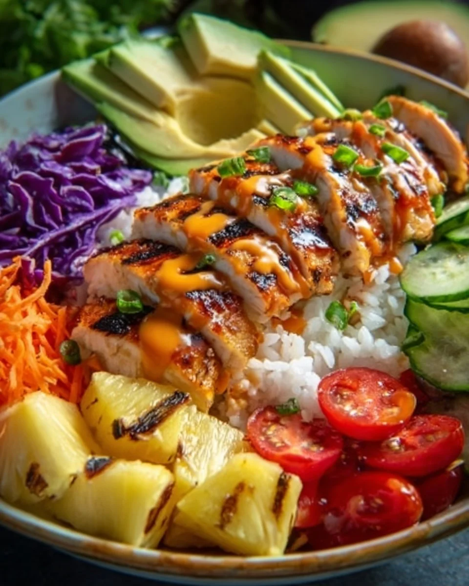 Spicy Maple Chicken and Coconut Rice