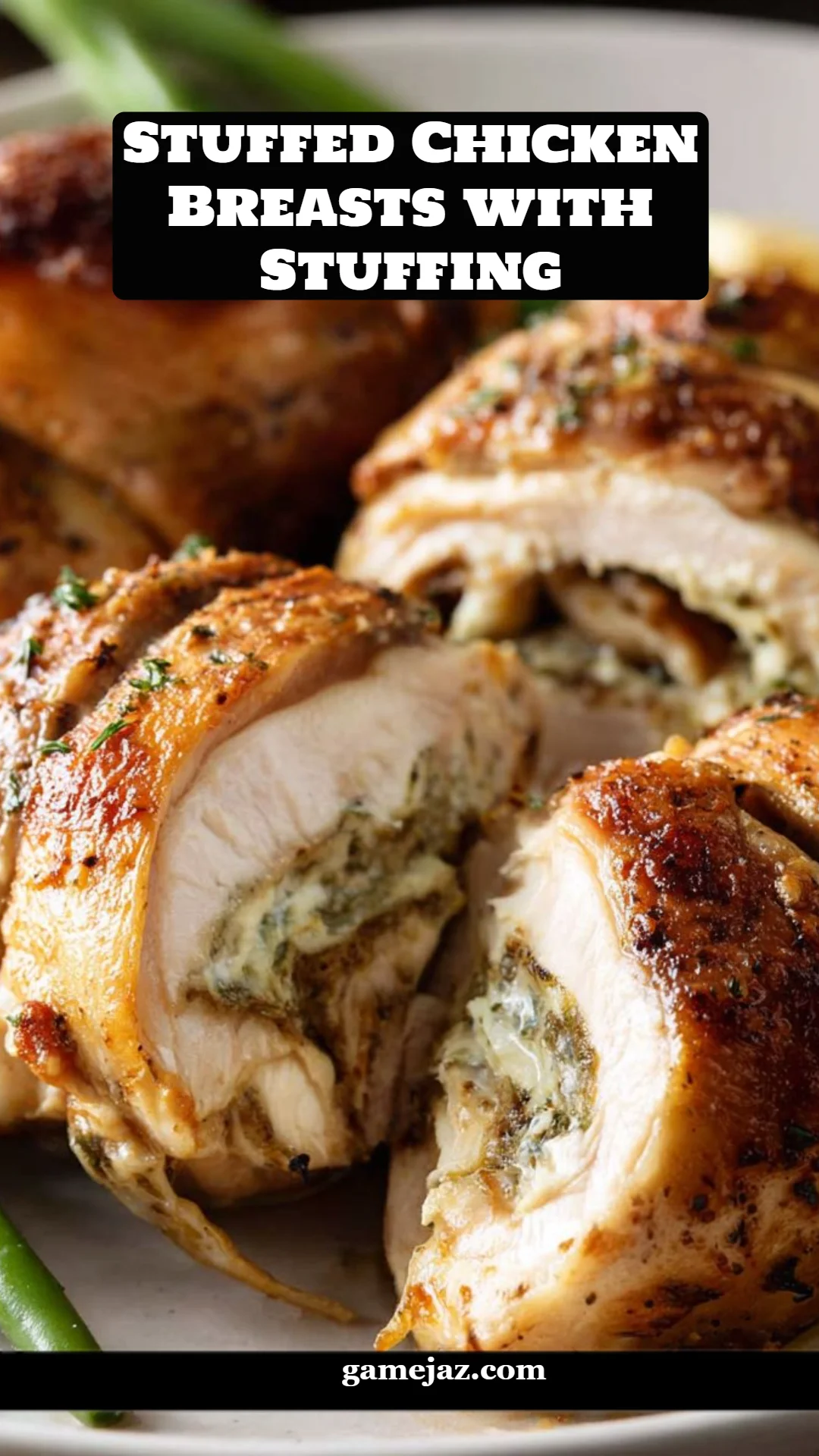 Stuffed Chicken Breasts with Stuffing