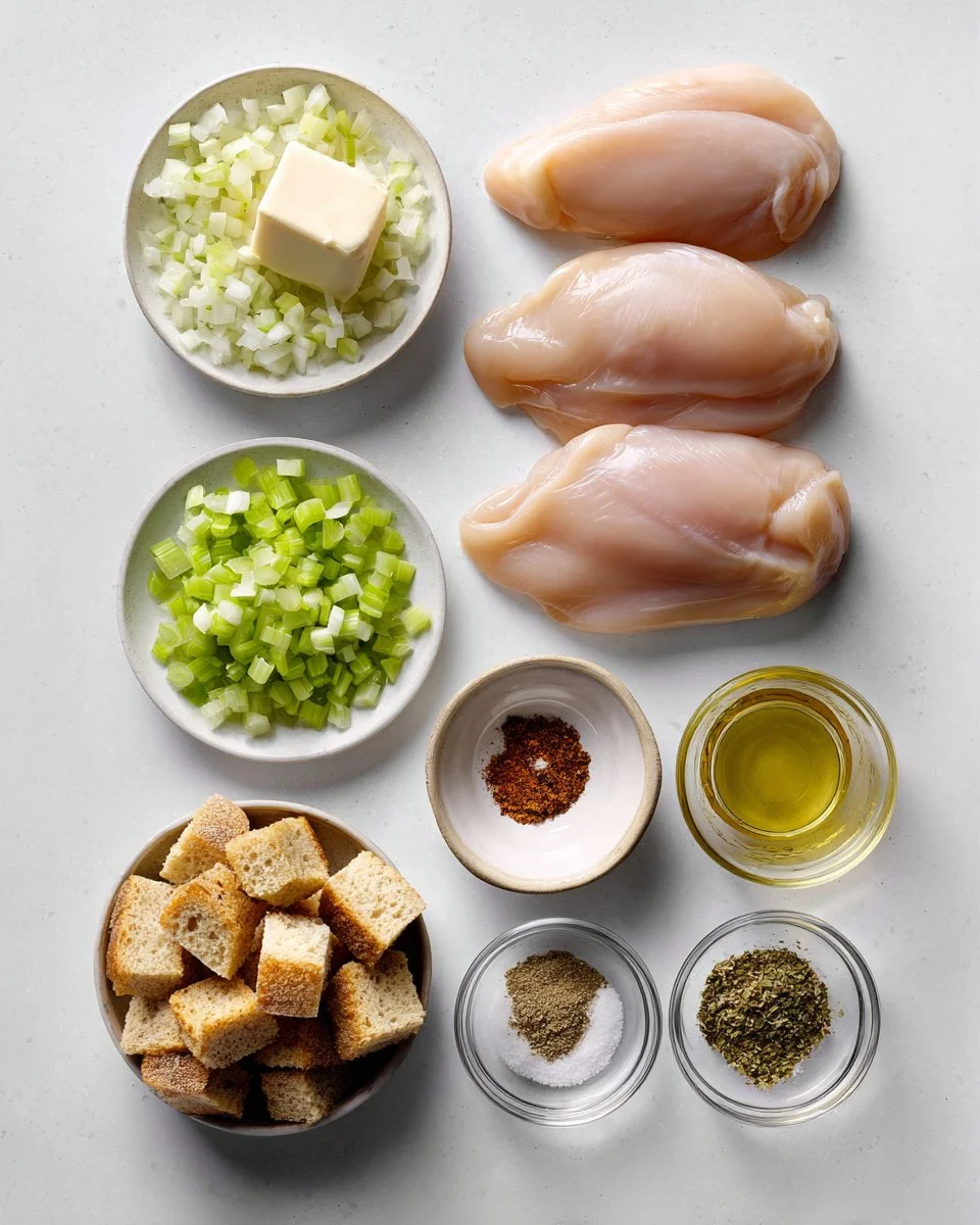 Stuffed Chicken Breasts with Stuffing