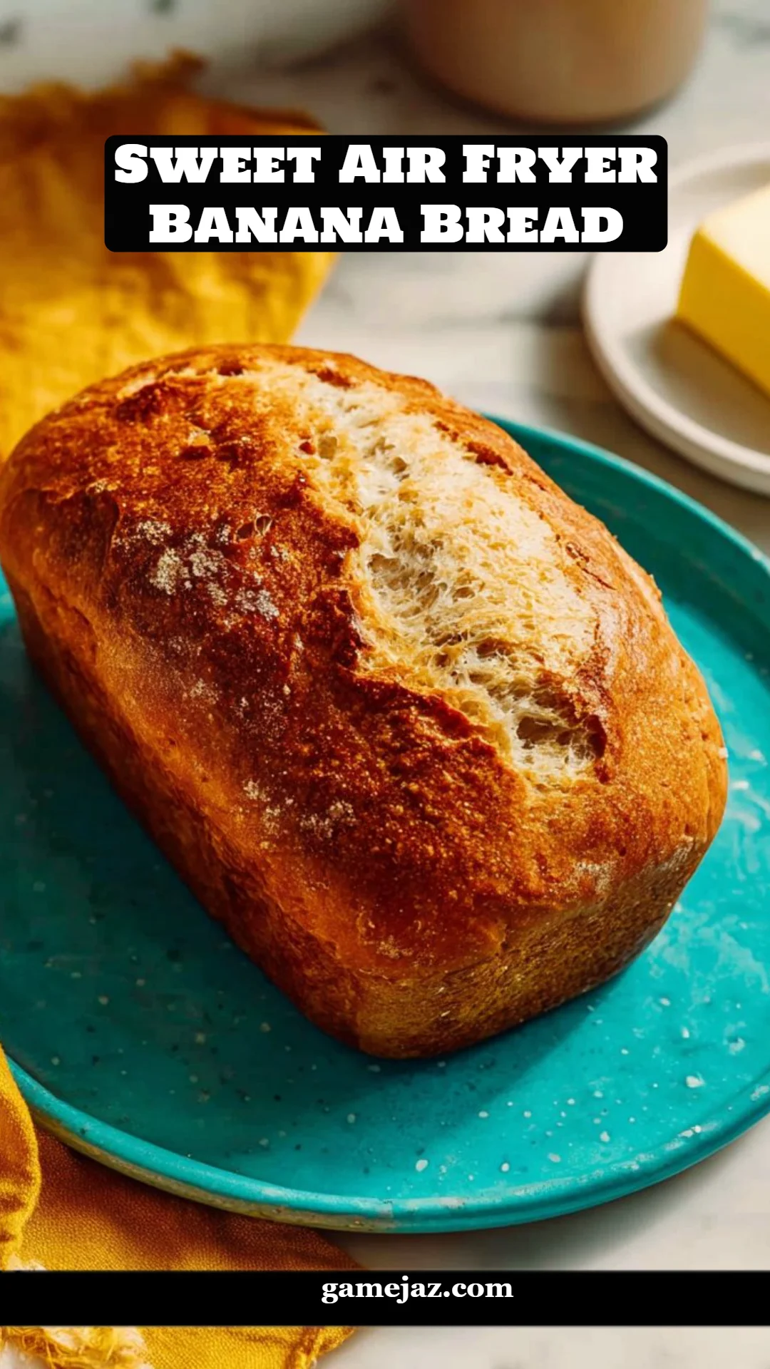 Sweet Air Fryer Banana Bread