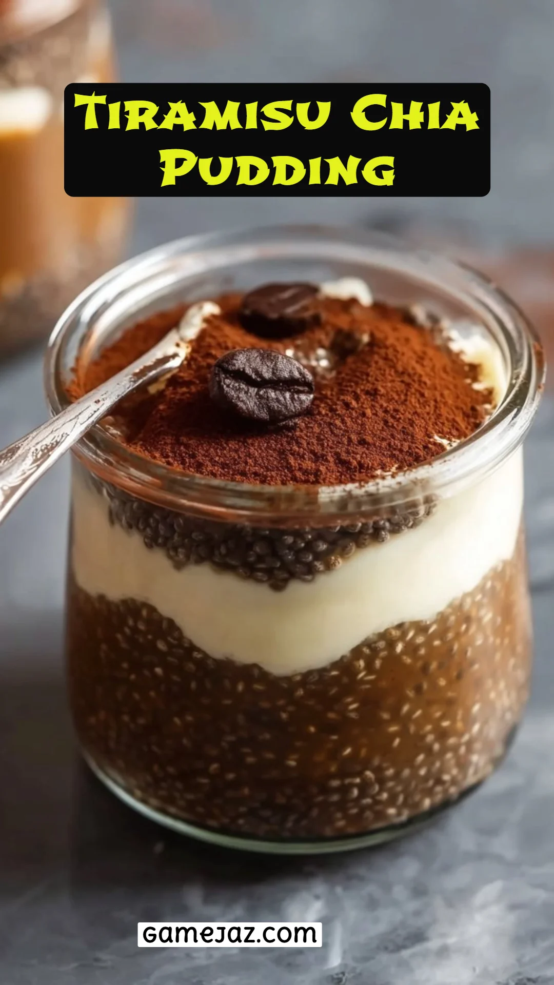Tiramisu Chia Pudding