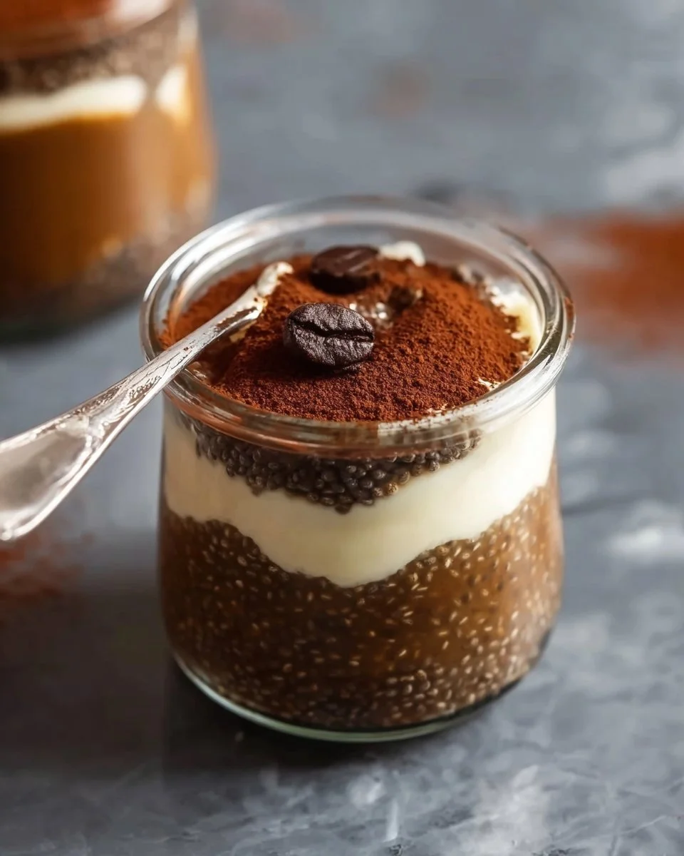 Tiramisu Chia Pudding