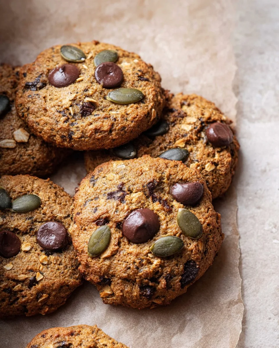Delicious trail mix cookies with nuts and dried fruits