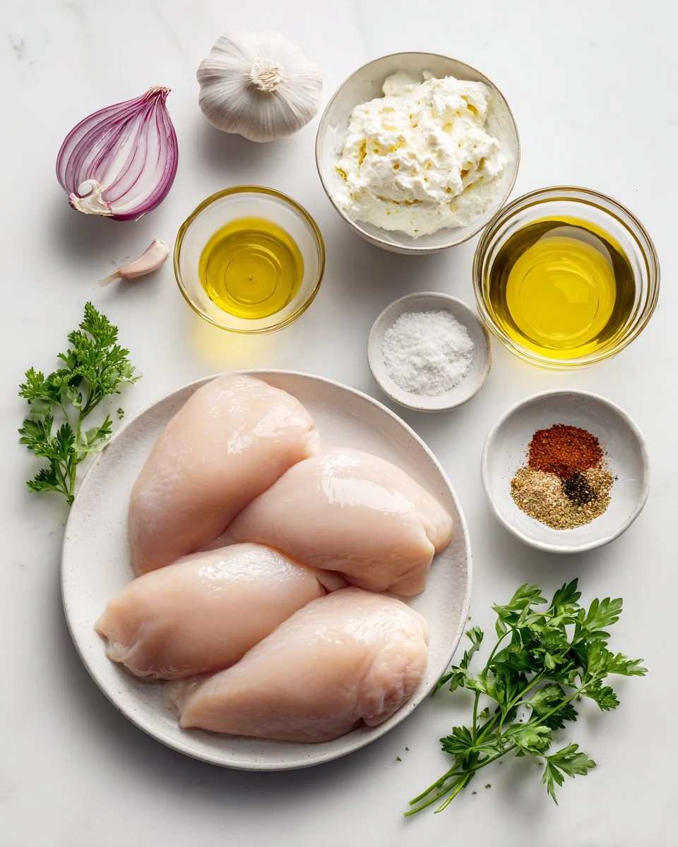 Turkish Chicken Creamy White Sauce Recipe