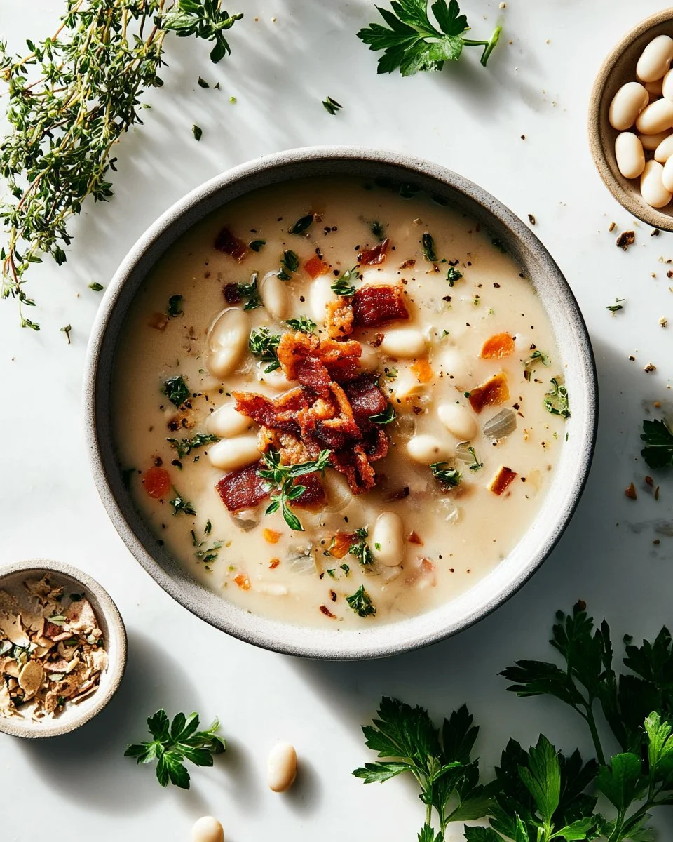 White Bean Soup with Bacon