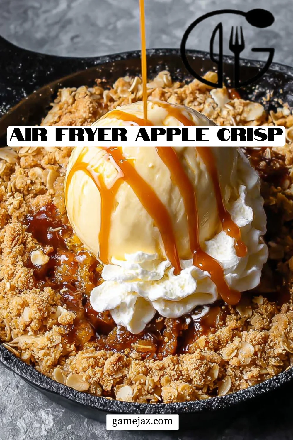 Air Fryer Apple Crisp