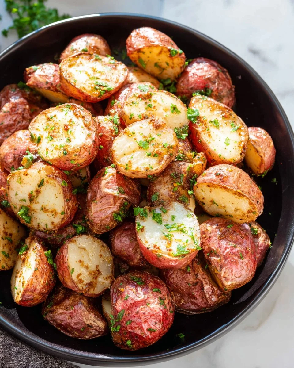 Crispy air fryer radishes served in a bowl, showcasing their vibrant color and texture.