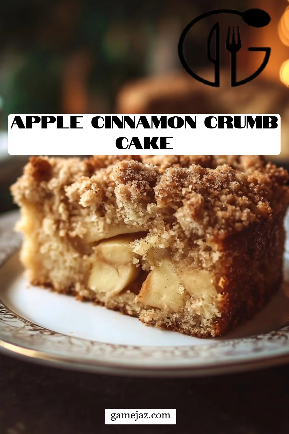 Apple Cinnamon Crumb Cake