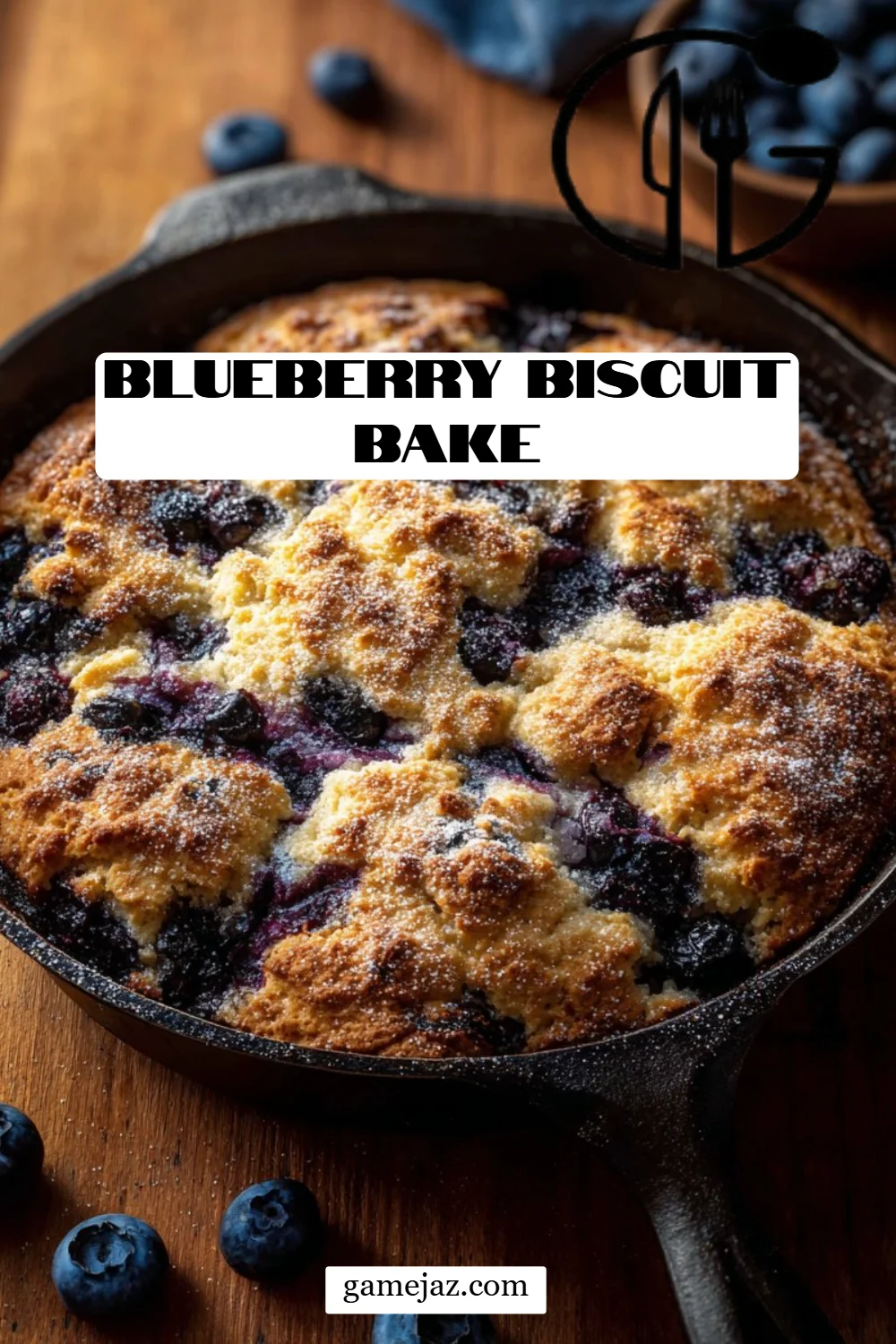 Blueberry Biscuit Bake