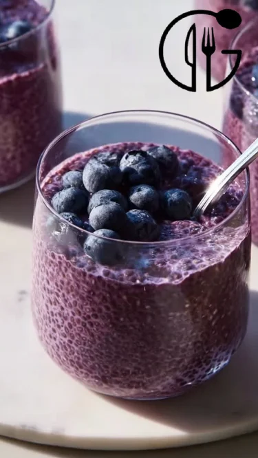 Blueberry Chia Seed Pudding