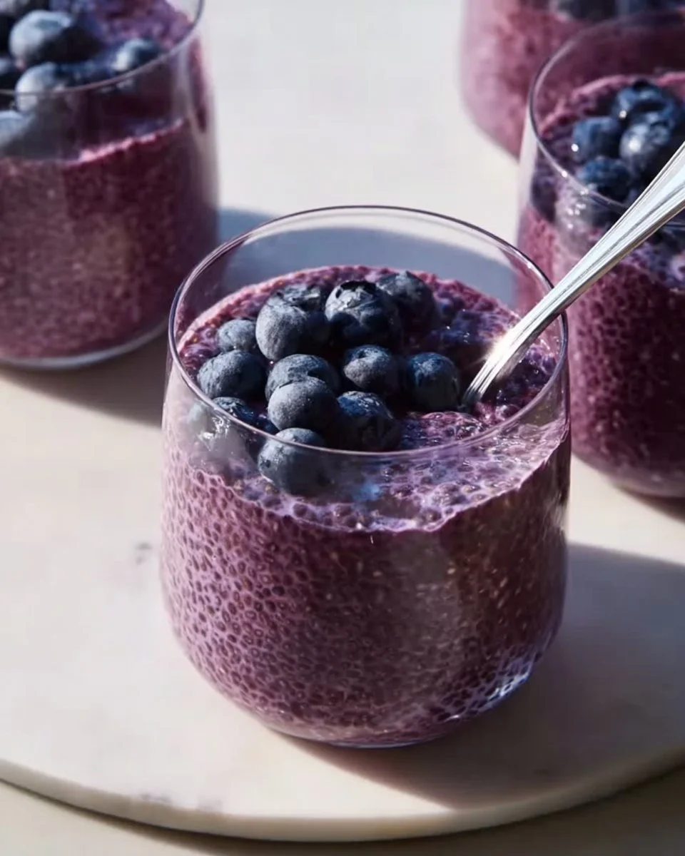 Blueberry Chia Seed Pudding