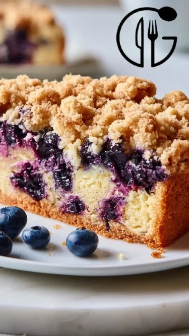 Blueberry Coffee Crumb Cake