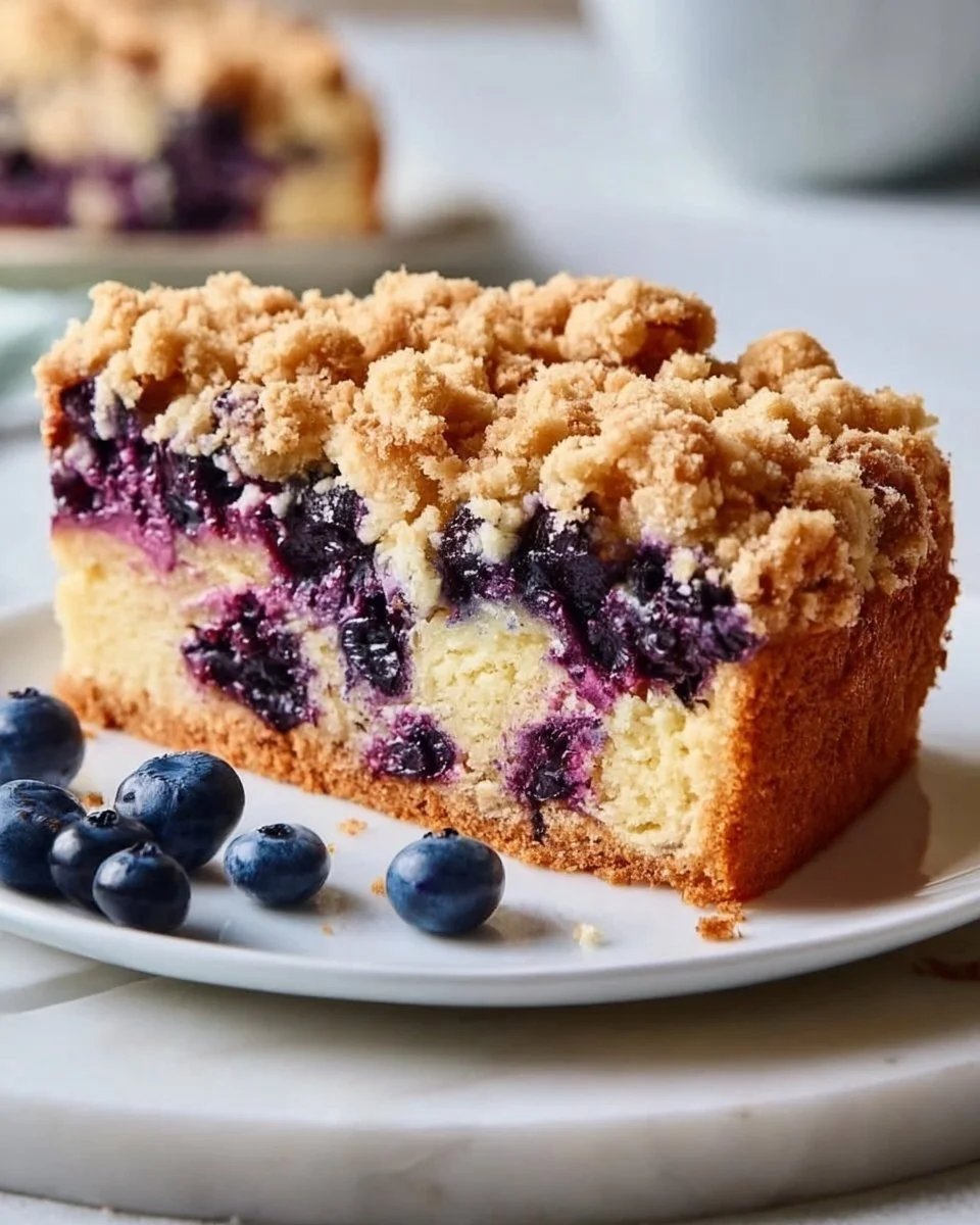 Blueberry Coffee Crumb Cake