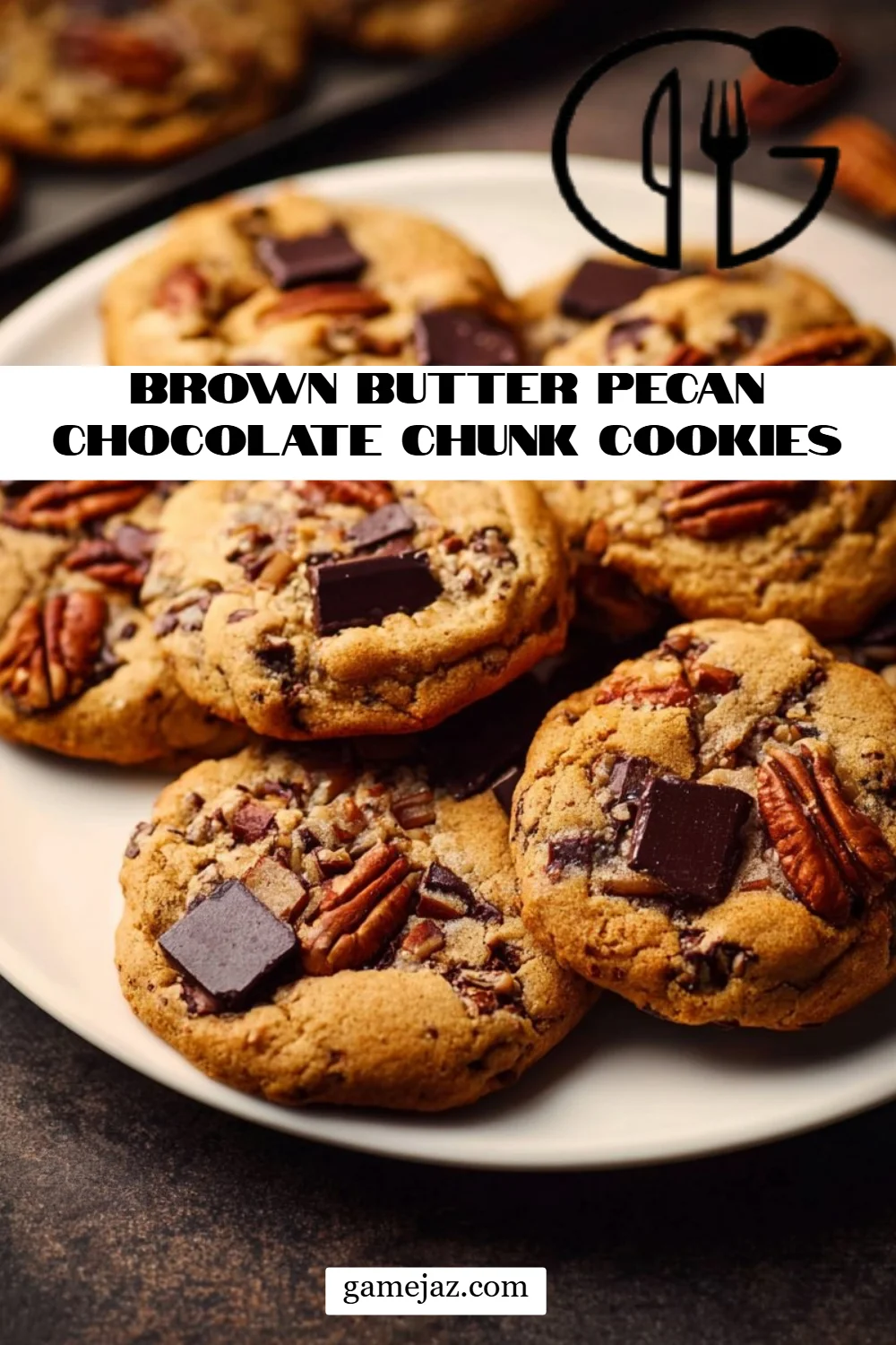 Brown Butter Pecan Chocolate Chunk Cookies
