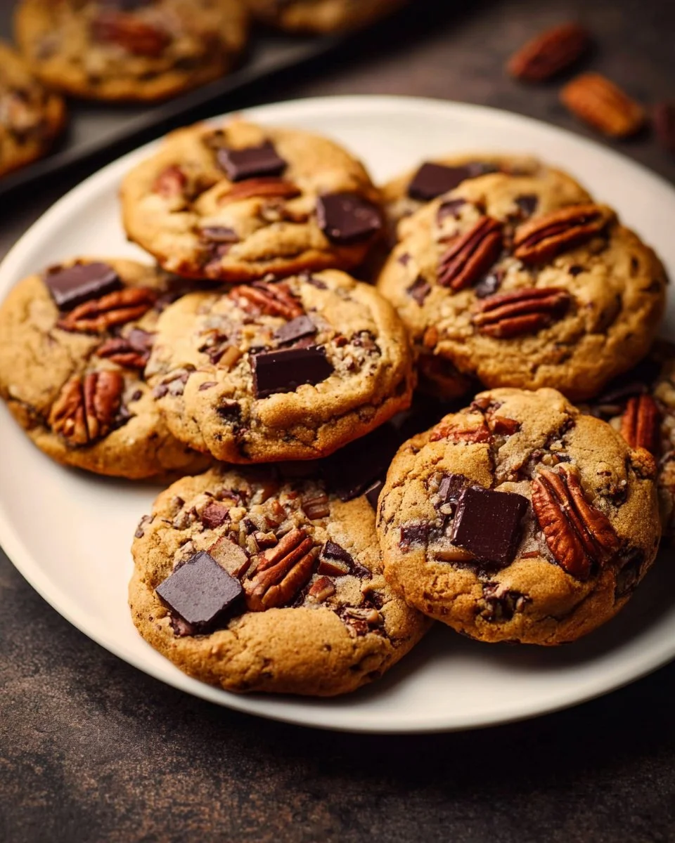 Brown Butter Pecan Chocolate Chunk Cookies