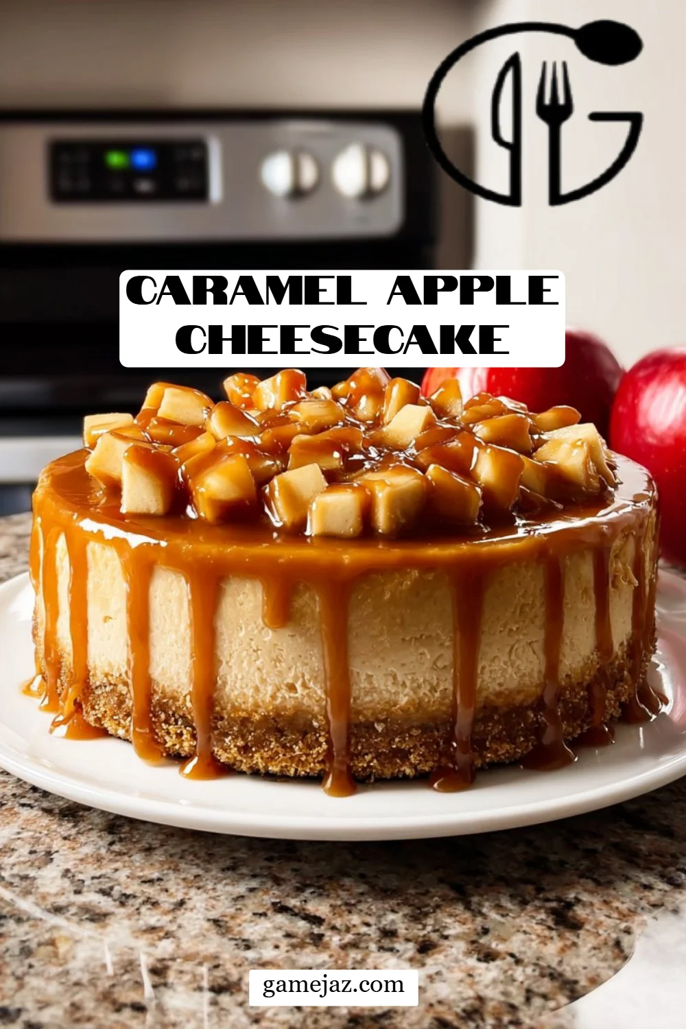 Caramel Apple Cheesecake