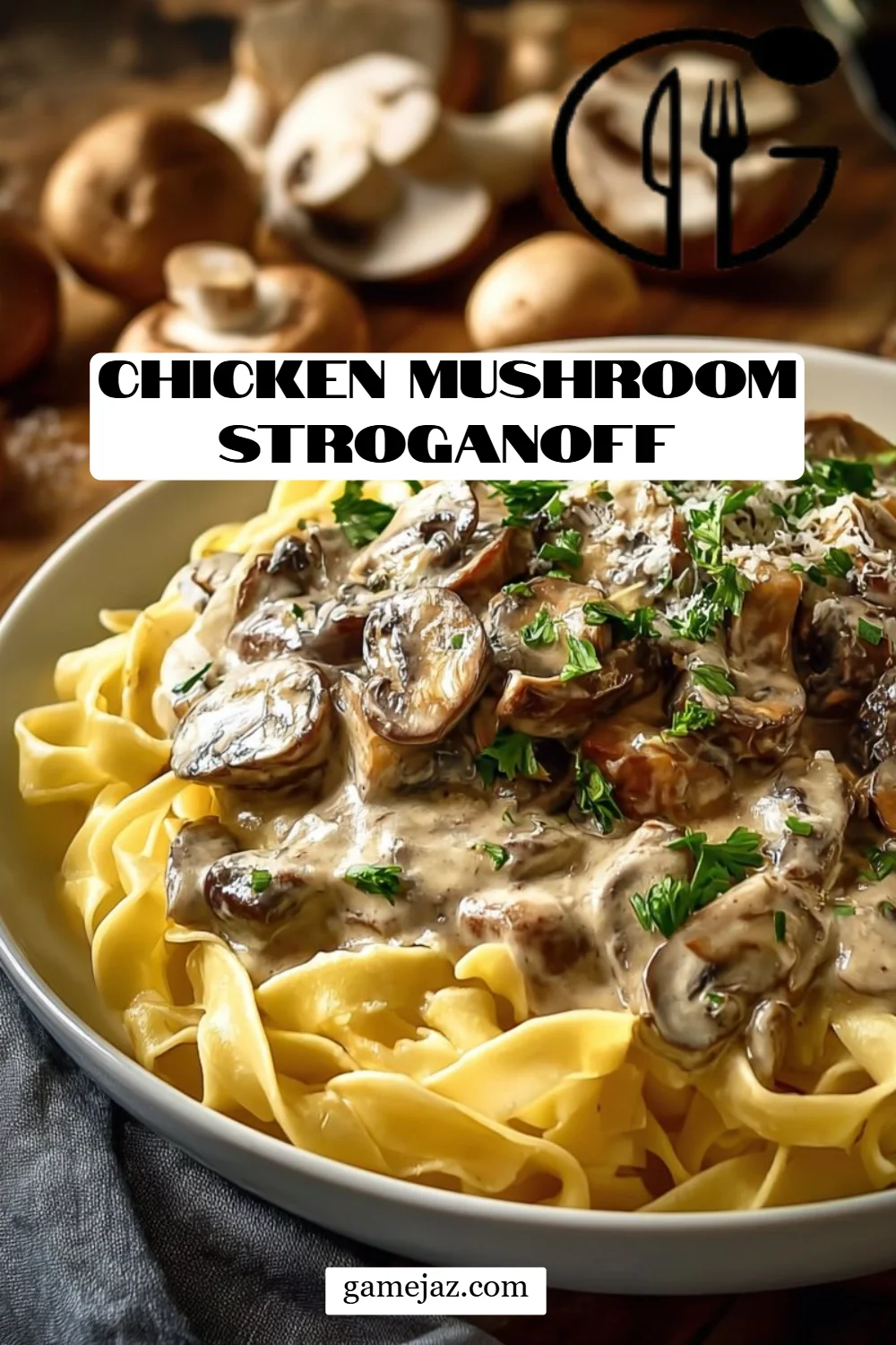 Chicken Mushroom Stroganoff