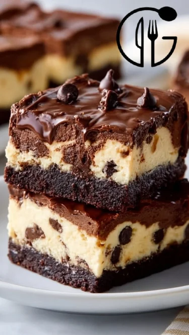 Chocolate Chip Cookie Cheesecake Bars