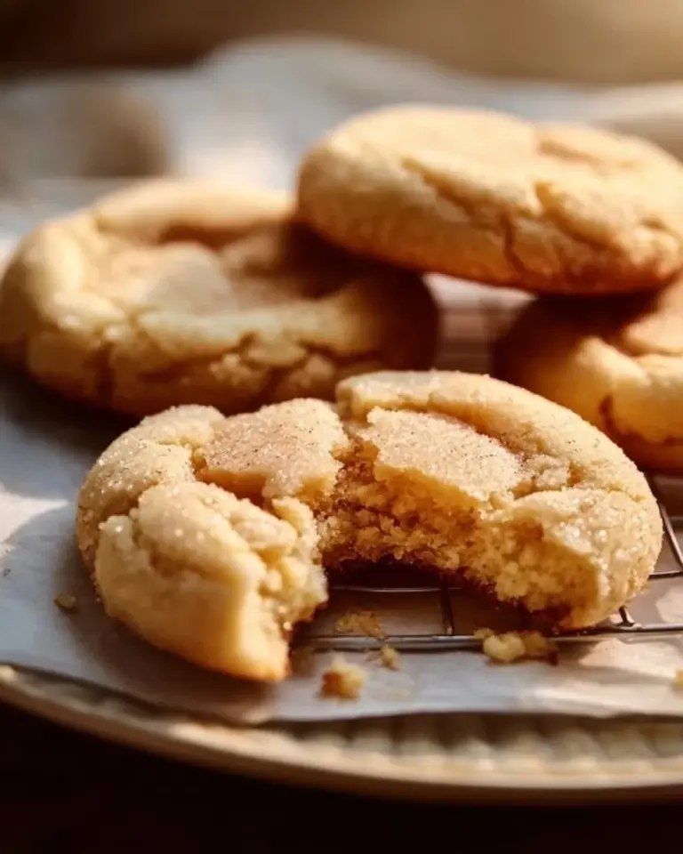 Delicious Coffee Cardamom Sugar Cookies on a rustic wooden surface