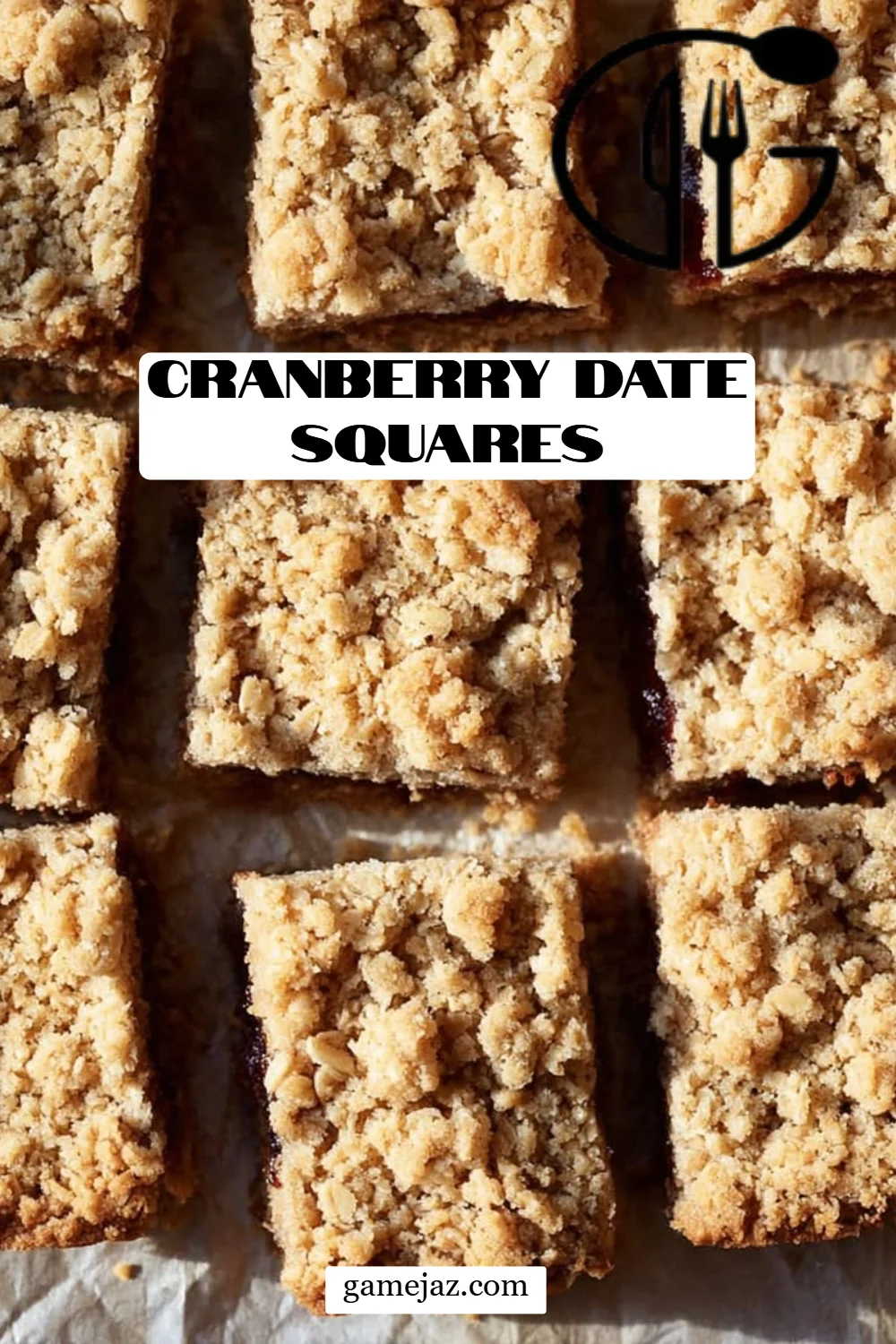 Cranberry Date Squares