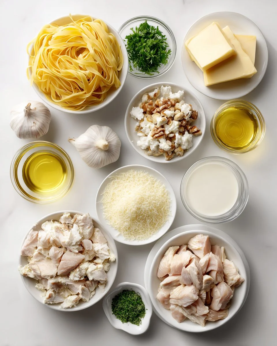 Creamy Chicken Fettuccine Alfredo