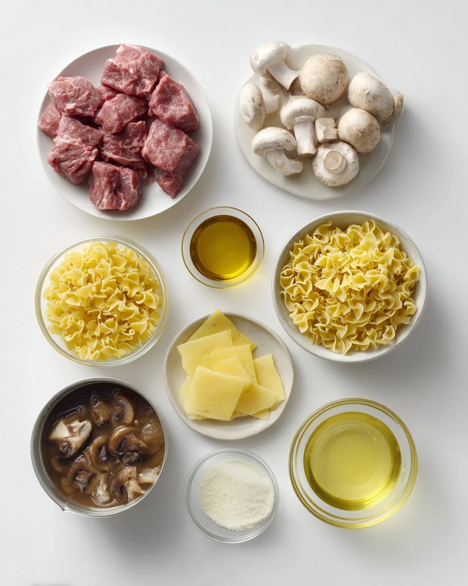 Crockpot Beef Tips and Noodles