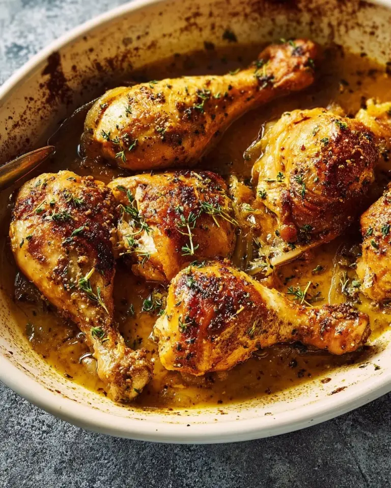 Delicious Crockpot Marry Me Chicken served with herbs and creamy sauce.