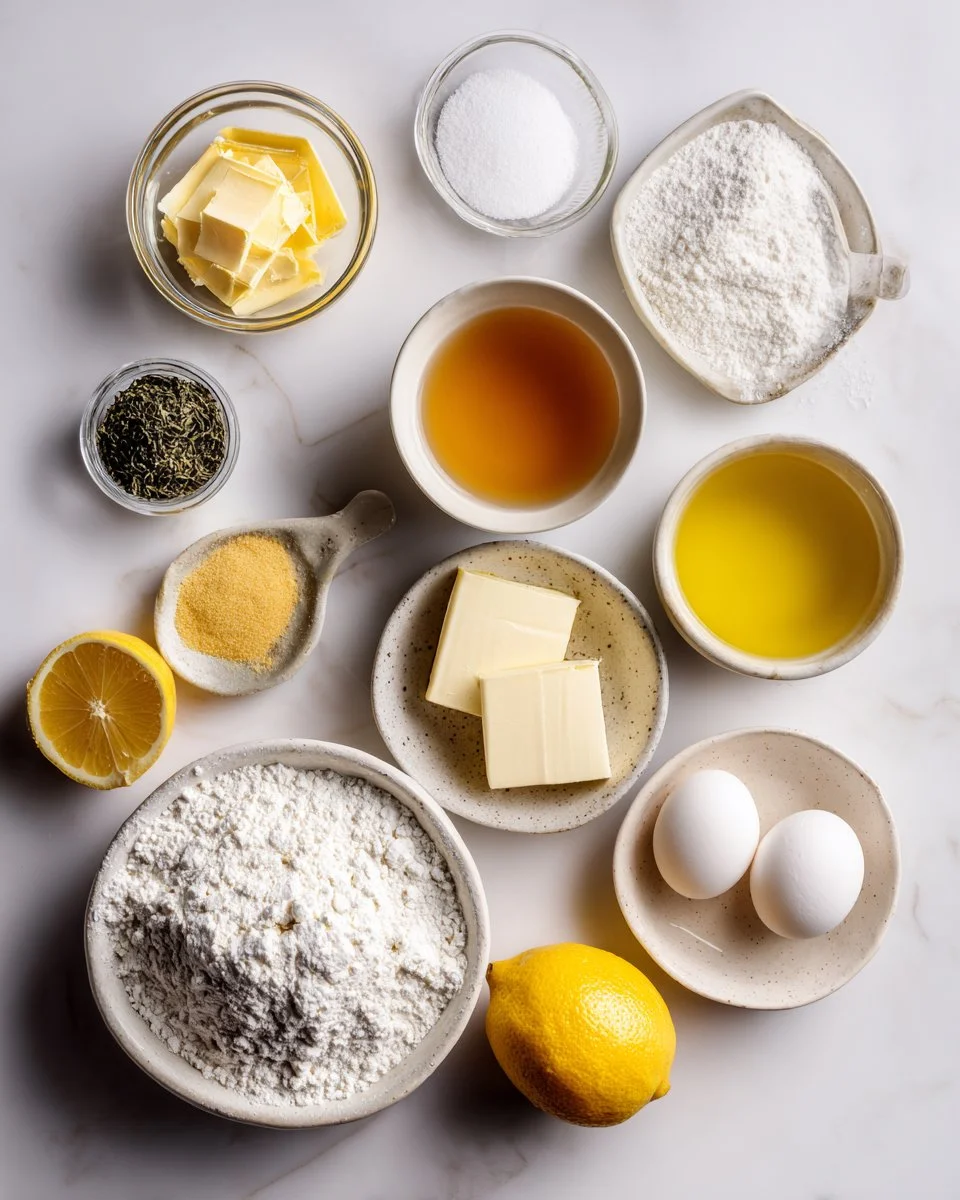 Earl Grey Scones - Lemon Glazed