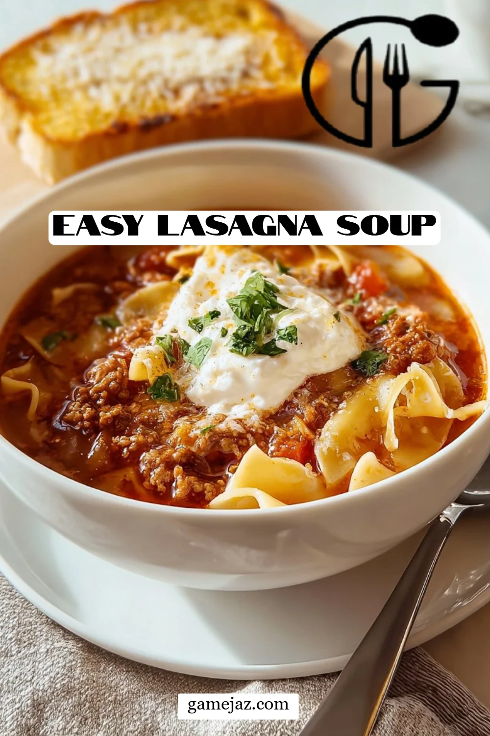 Easy Lasagna Soup