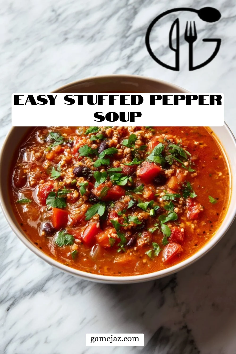 Easy Stuffed Pepper Soup