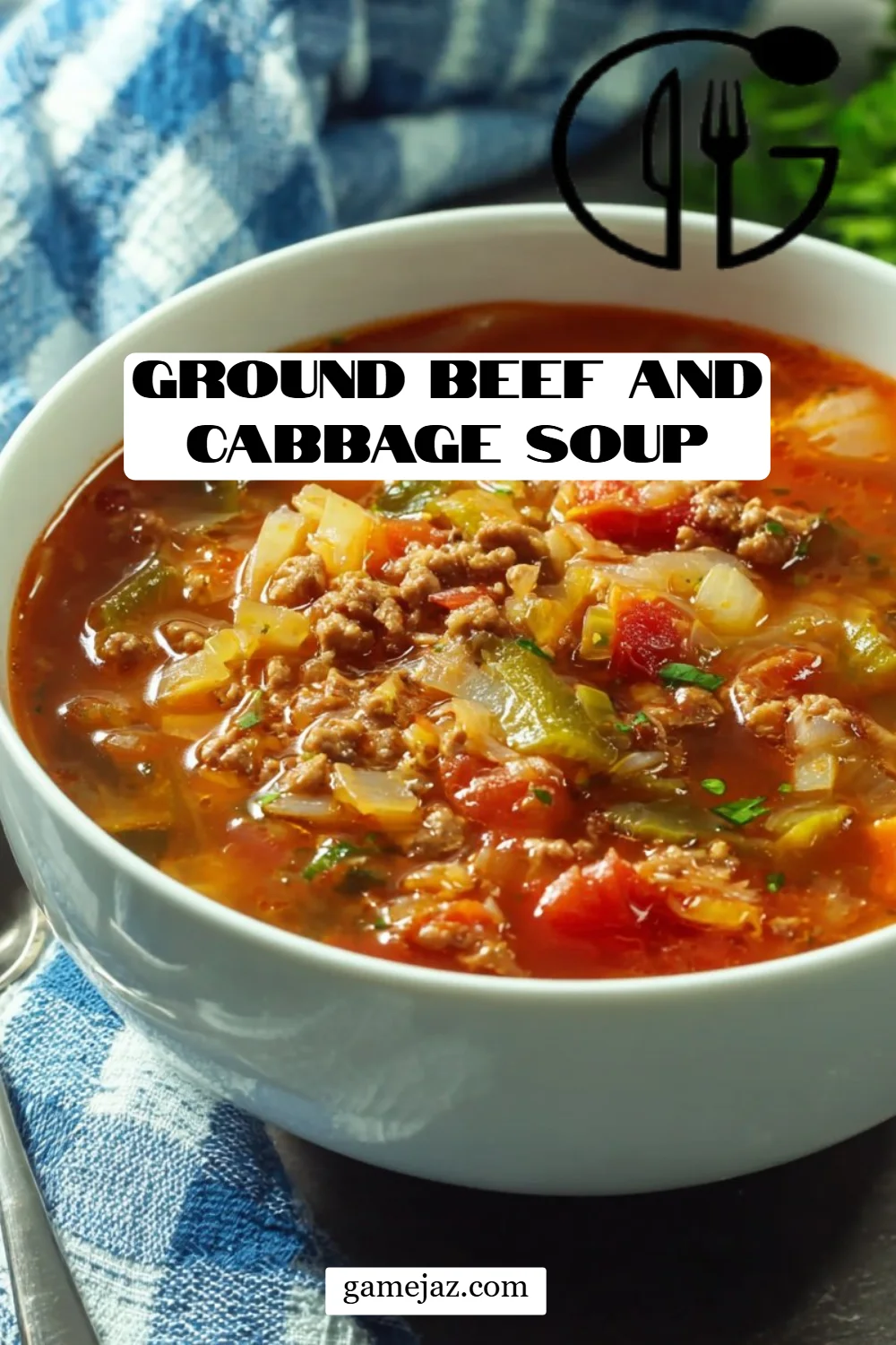 Ground Beef and Cabbage Soup