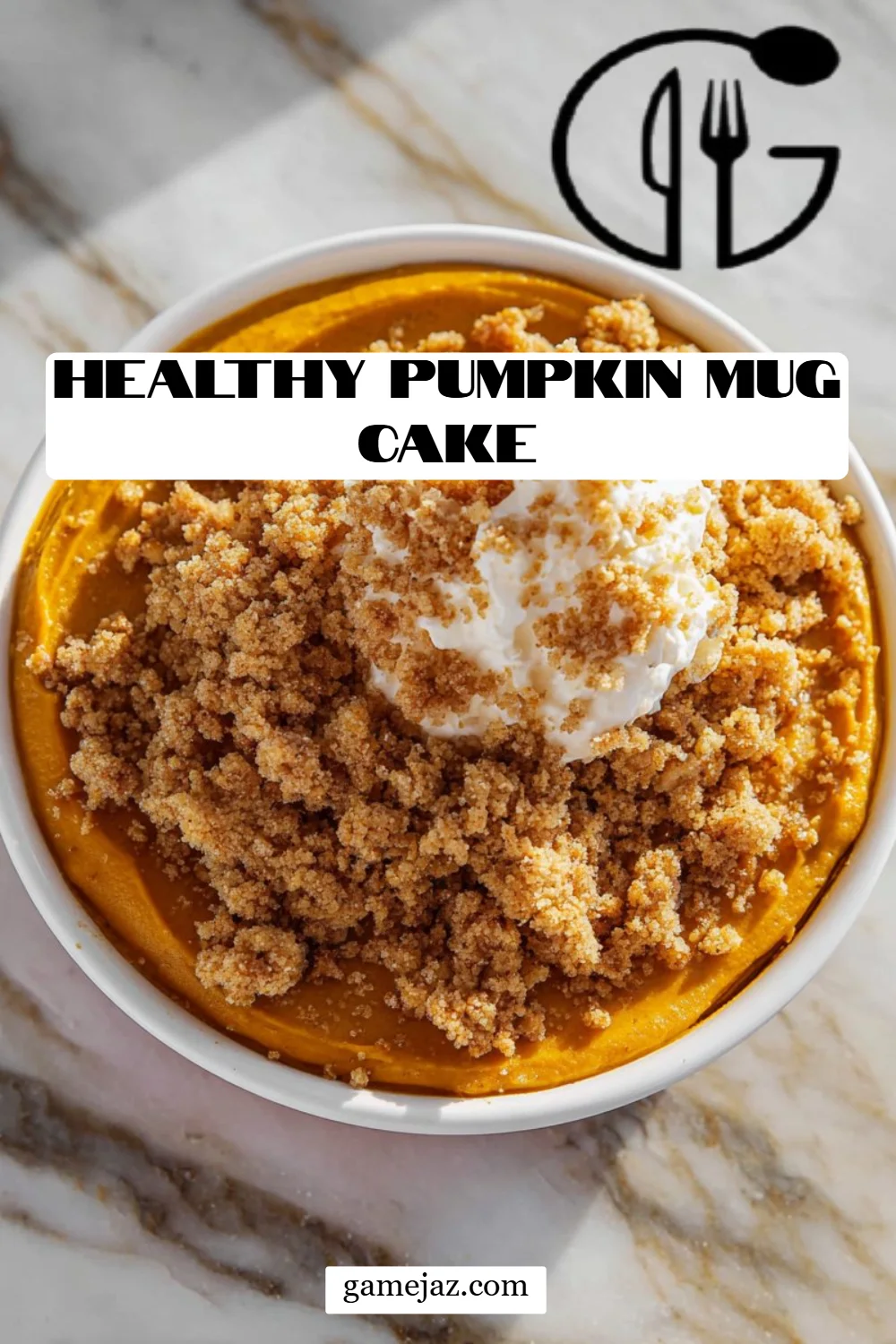 Healthy Pumpkin Mug Cake