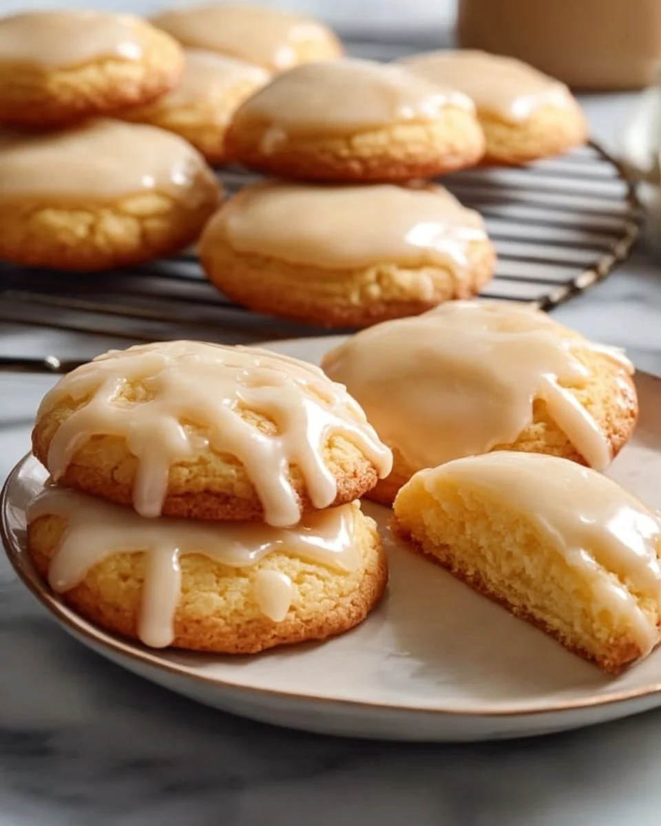 Delicious Kentucky Butter Cake Cookies fresh from the oven, golden and buttery