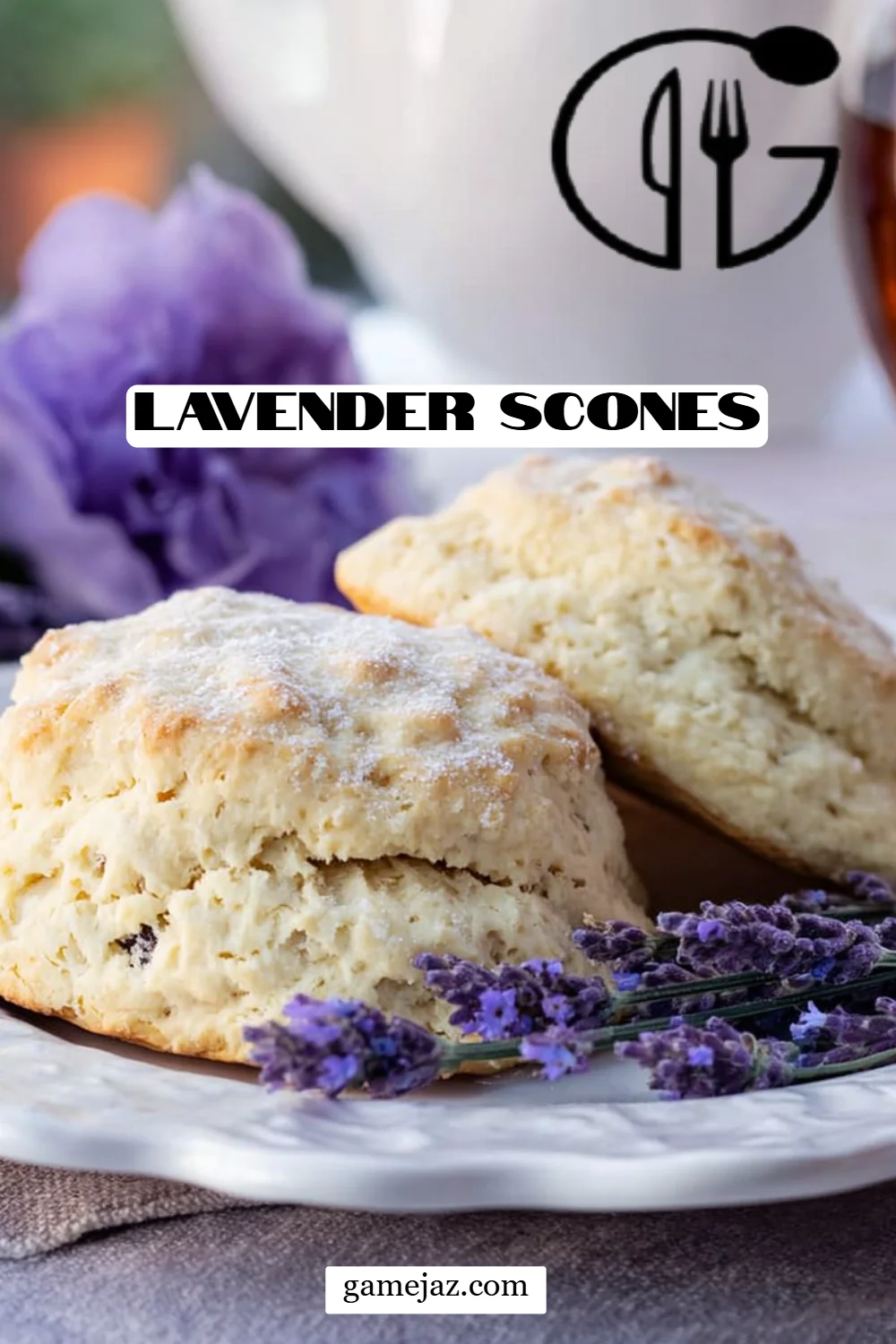 Lavender Scones