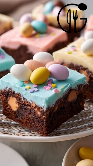 Mini Egg Brownies